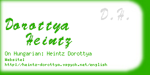 dorottya heintz business card